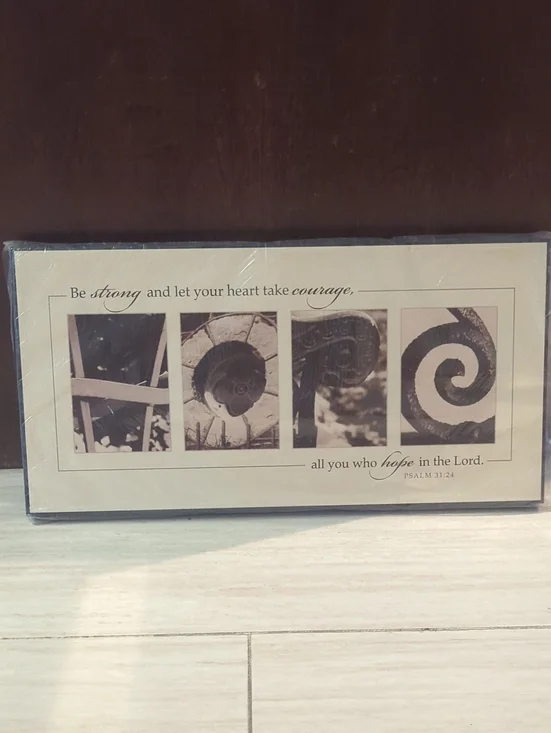 Inspirational Wall Art Plaque - HOPE