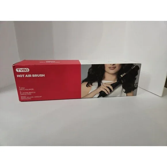 TYMO Hot Air Brush Volumizer Hair Dryer Ionic Defrizzing Tangle-Free Bristles