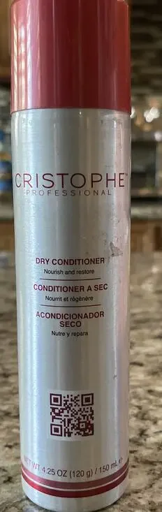 Cristophe Professional Dry Conditioner Restores Damaged Hair 4.25 OZ
