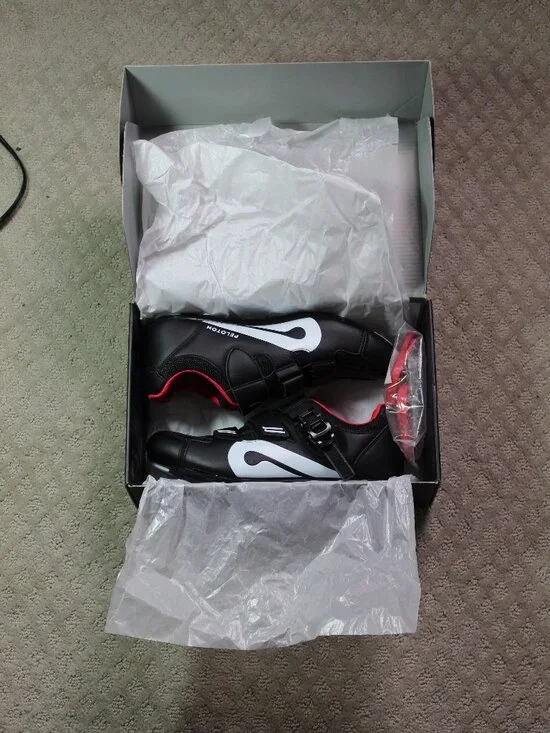 NIB Peloton Black/Red Cycling Shoes | Size - 40