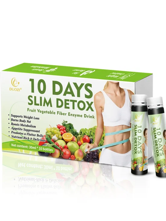 10 Days Slim Detox Fruit & Vegetable Enzyme Drink - Green