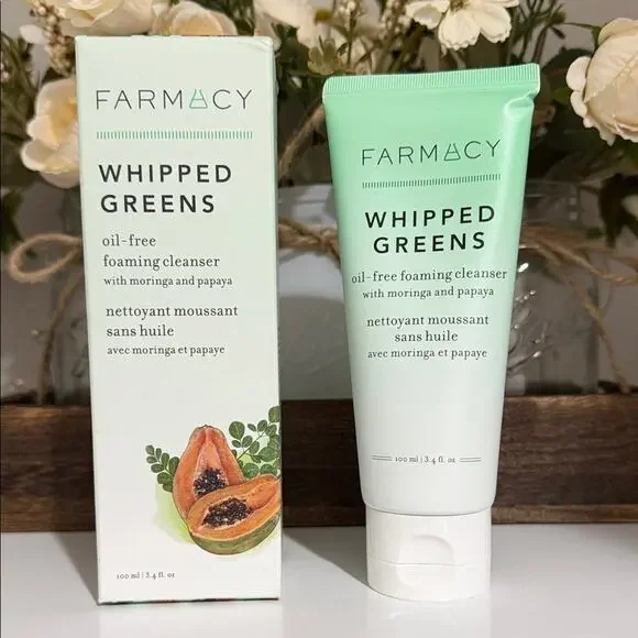Farmacy Whipped Greens Cleanser 100ml NIB Oil-Free Foaming