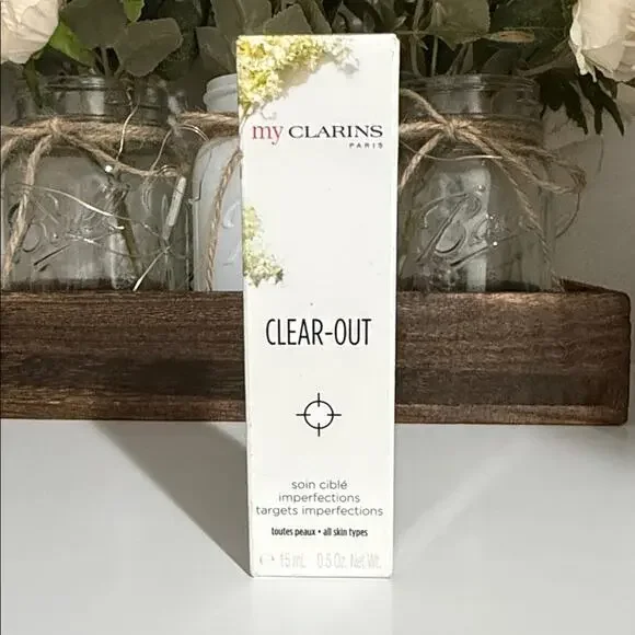 My Clarins Clear-Out Blemish Targeting Treatment 0.5 oz / 15 mL Open Box Unused
