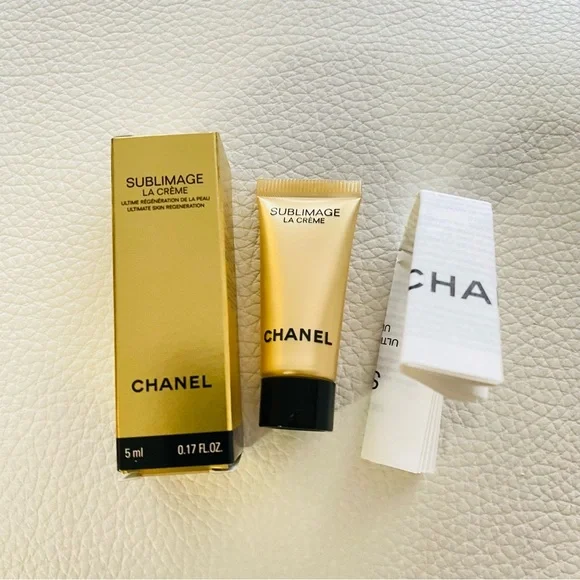 CHANEL Sublimage La Crème 5ml Gold Packaging