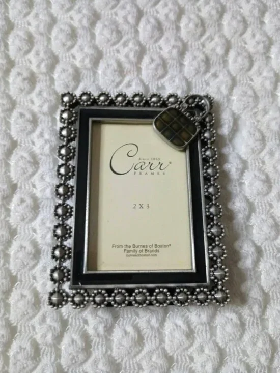 Carr Frames Photo Frame Pewter Finish 2x3