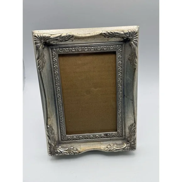 Melannco‎ Ornate Champagne Silver Picture Frame Tabletop 8.5