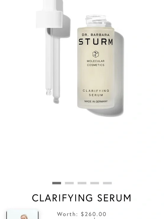 Dr. Barbara Sturm Clarifying Serum — New sealed 30Ml Bottle