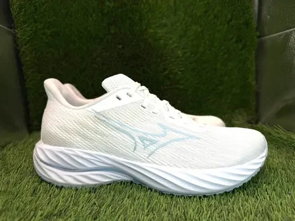 Mizuno Wave Inspire 21 J1GD254475 Athletic Sneaker Womens 9 White Mesh Sports