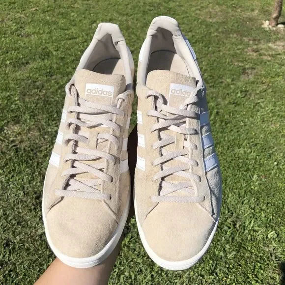 Adidas Campus 00s Sneakers Women 9.5 Beige Wonder Suede Retro Casual 117487339
