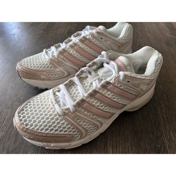 Adidas Adistar Control 5 Womens Size 9 Running Shoes White Bliss Pink IH1799