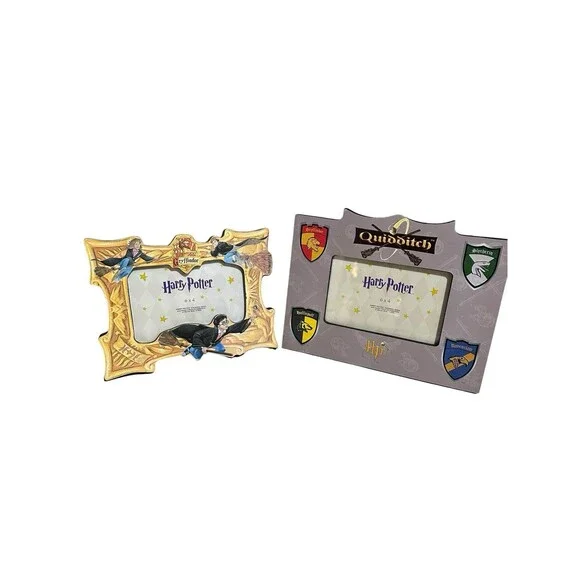 Vintage Fetco Harry Potter Harry & Friends/Houses Set   Of 2 Photo Frame 2000