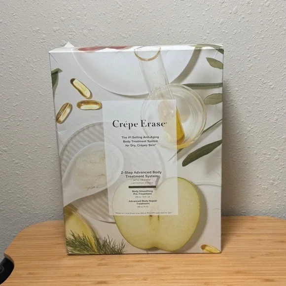 Crepe Erase 2-Step Advanced Body Treatment System 10oz Lavender Honey New