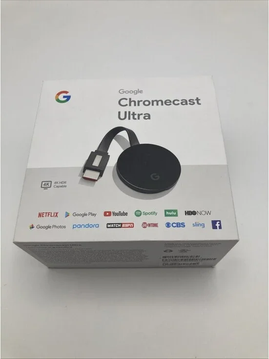 Google Chromecast Ultra 4K Streaming Media Player GA3A00403A14