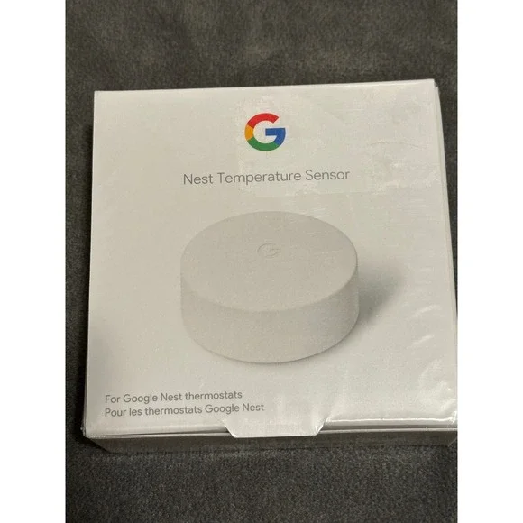 Google Nest Temperature Sensor White T5000SF A0106 Smart Home New Sealed