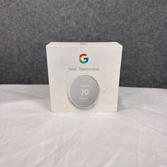 Google Nest Thermostat Smart Wi-Fi Programmable G4CVZ Snow White Energy Saving