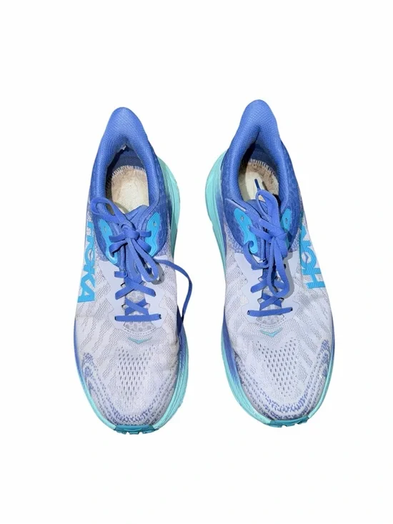 HOKA Challenger ATR 7 Women’s 10 Blue Aqua Running Trail Shoes