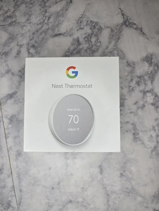 Google Nest Thermostat White Smart Thermostat