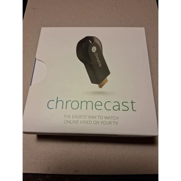 Google Chromecast 1st Generation Streaming Media Player - H2G2-42 (Black)
