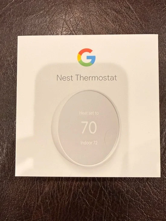 Google Nest Thermostat white
