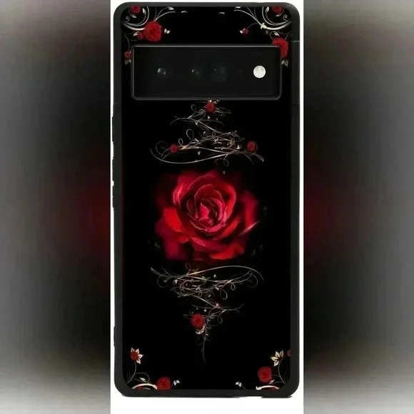 Google Pixel 6 Pro Case-Red Rose (NWT)