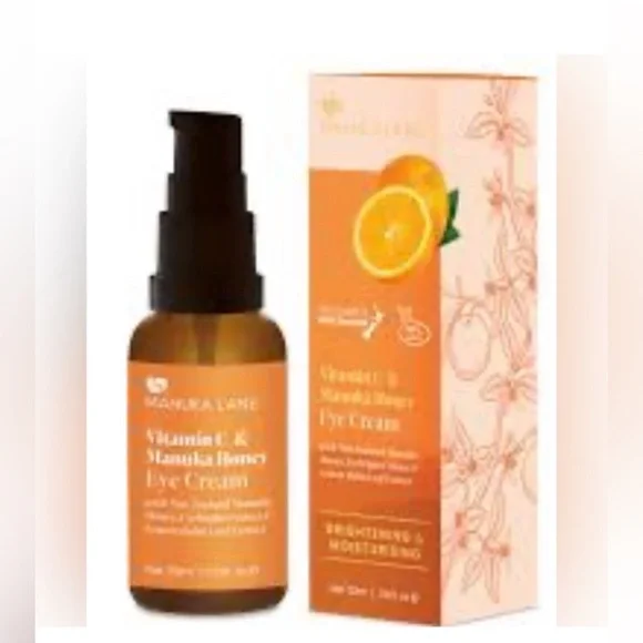 Vitamin C & Manuka Honey Eye Cream - Brightening and Moisturizing NWT