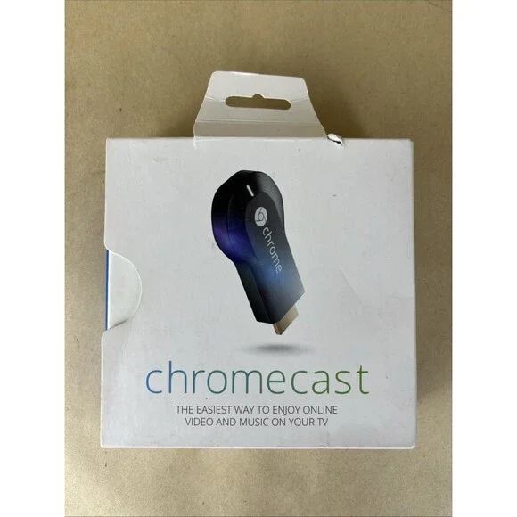 Google Chrome Chromecast 1st Generation 2013 HDMI‎ Media Streamer WiFi TV