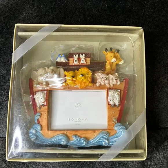 Sonoma Noah's Ark Picture Frame -2.5
