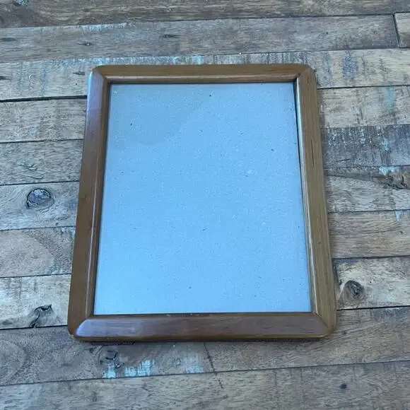 MCM Vtg Rectangular Wooden Picture Frame 8 x 10 in Smooth Finish Free Standing