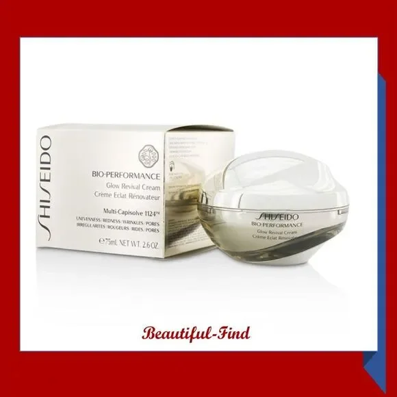 Shiseido Bio-Performance Glow Revival Cream 2.5oz/75ml NIB