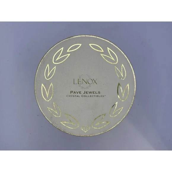 Lenox‎ Pave Jewels Diamonds & Pearls Mini Square Crystal Frame w/Box