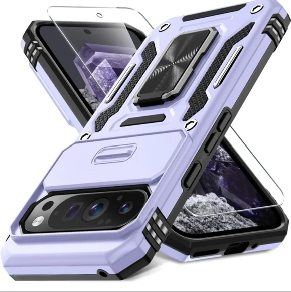 DEERLAMN Protective Cover Case for Google Pixel 9 Pro XL Light Purple (EUC)
