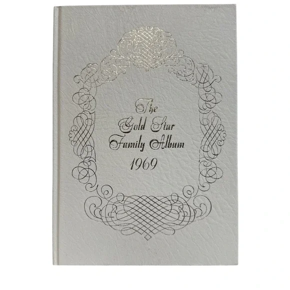 Vintage The Gold Star Family Album 1969‎ Memory Keepsake Decoration