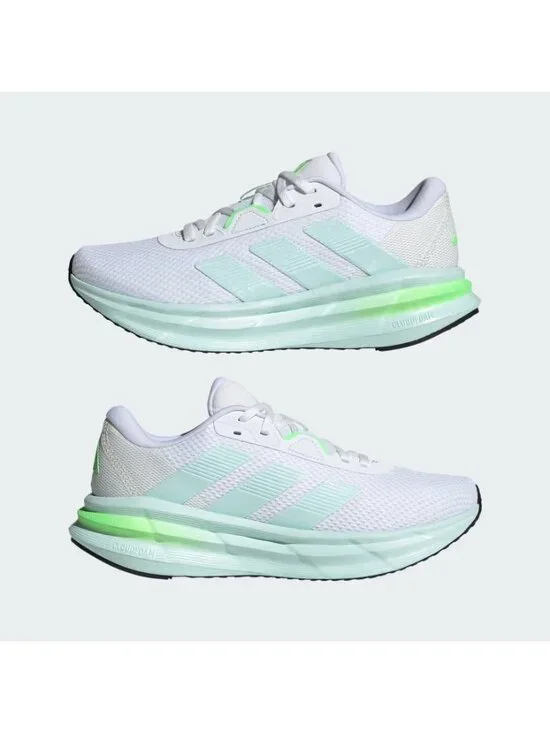 adidas Galaxy 7 Womens Running Sneakers Cloud White/Halo Mint Lime Burst 8.5 NIB