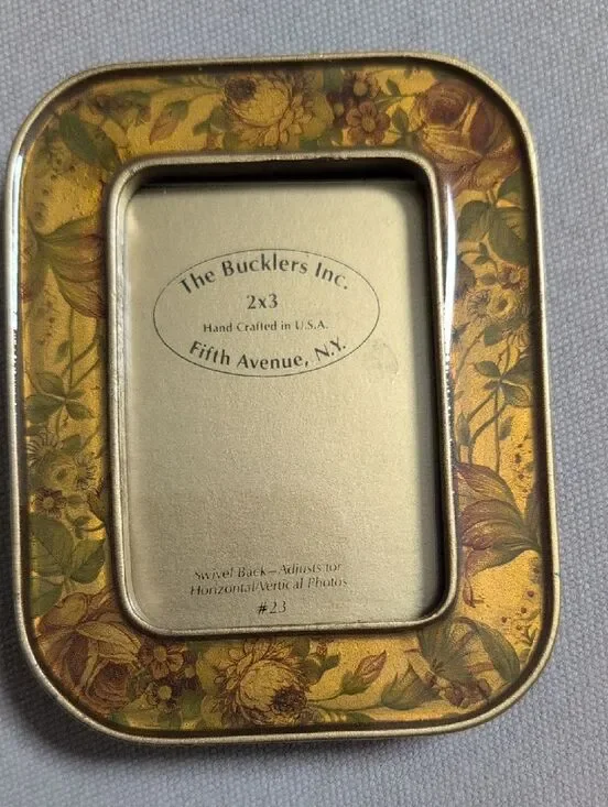 The Bucklers Gold Floral Picture Frame 2