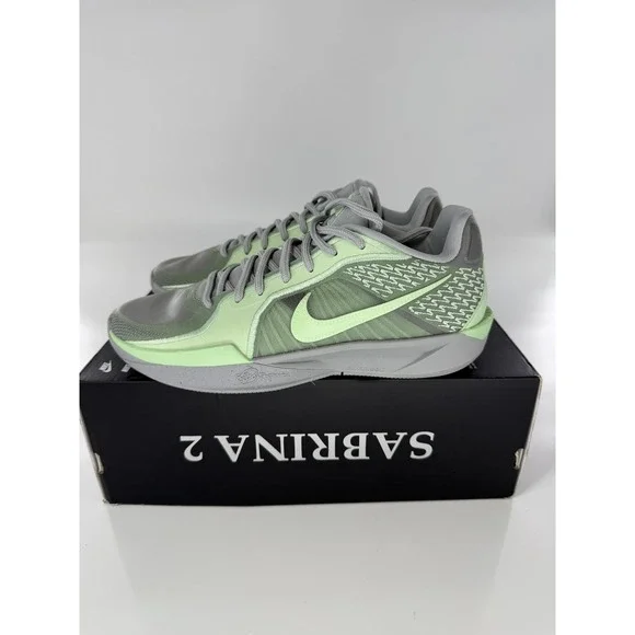 Nike Sabrina 2 'Vapor Green Light Smoke Grey' FQ2174-004 Men's Size 6‎ Shoes New