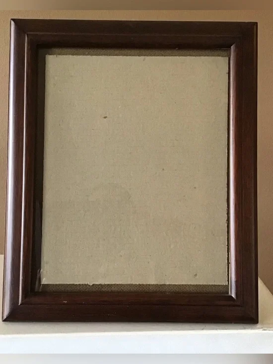NEW Teak Wood Picture Frame Indonesia 8”x10”