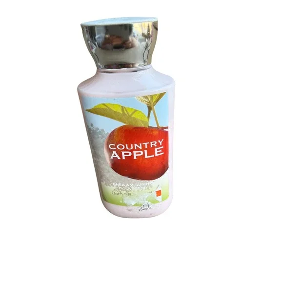 Bath & Body Works COUNTRY APPLE Body Lotion Shea & Vitamin E 75% full