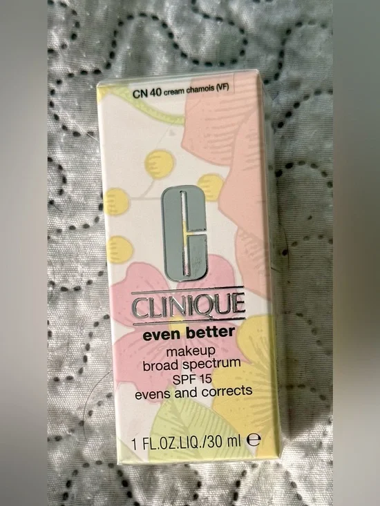 Clinique Even Better Makeup SPF 15 - CN 40 Cream Chamois (1 oz) NIB Sealed