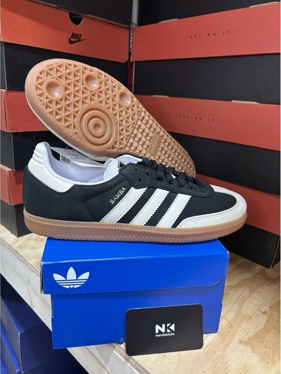 Adidas Samba OG Black Wonder White IE5836 Women SIZE 7.5W