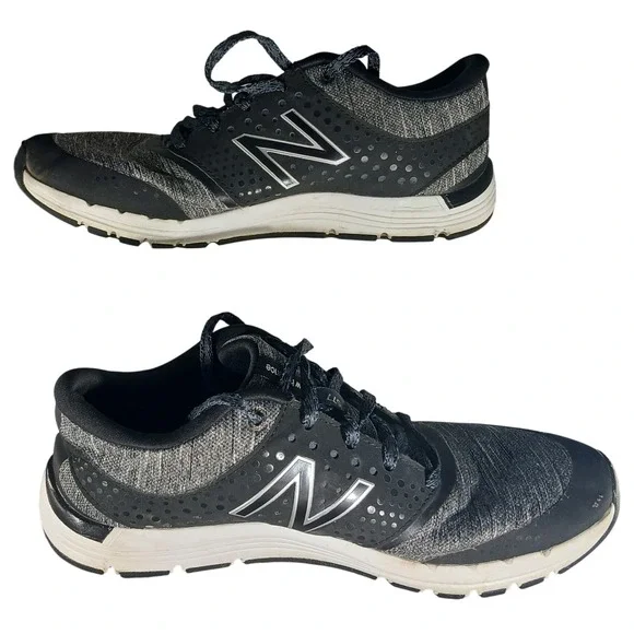 New Balance 577 v4 Cush+ Running Shoes Womens Size‎ 8 Gray Black Athletic