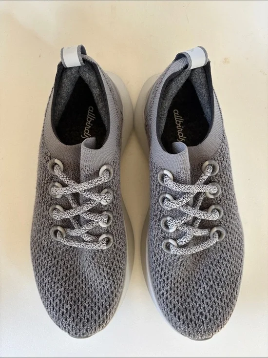 allbirds Dasher, women’s size 7, Grey Knit Slip-On Sneakers, new condition