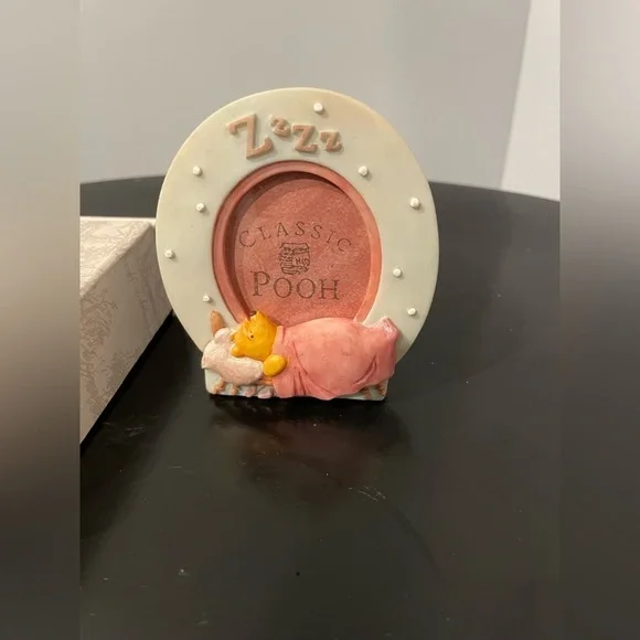 Classic Pooh Cream and Pink Picture Frame