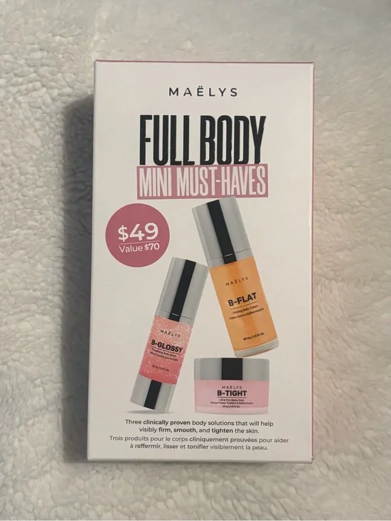 Maëlys Full Body Mini Must-Haves Kit — Pink & Peach Body Treatments