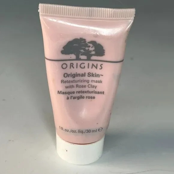 Origins Original Skin Retexturizing Rose Clay Mask Travel 1 fl oz 30ml New