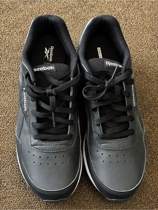 Reebok Black and Gray Athletic Sneakers