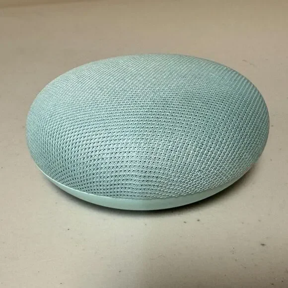 Google Nest Mini 2nd Gen Smart Home Speaker Light Blue Green Voice Control AI