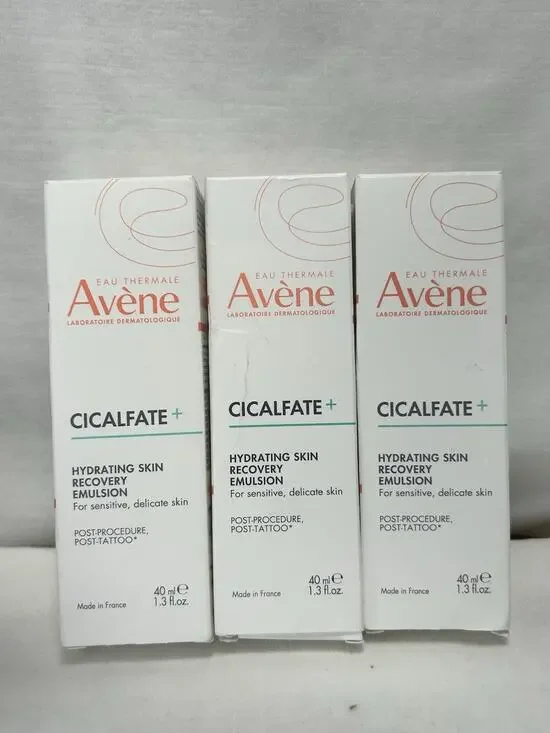 3 Avene Cicalfate+ Intensive Skin Restorative Serum MiniTravel 10ml Ea Exp 11/26