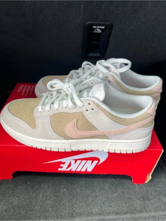 Size 11W/9.5M Nike Dunk Low Phantom Washed Coral IB4367-030 New In Box No Lid!