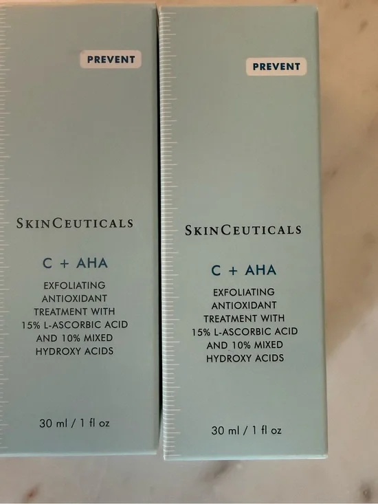 SkinCeuticals C + AHA Exfoliating Treatment — Light Blue Packaging