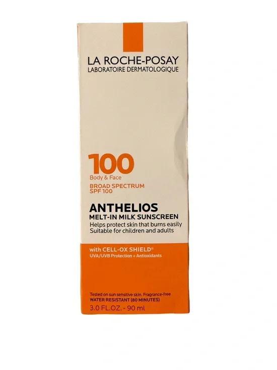La Roche-Posay Anthelios Melt-In Milk Sunscreen SPF 100 — White/Orange